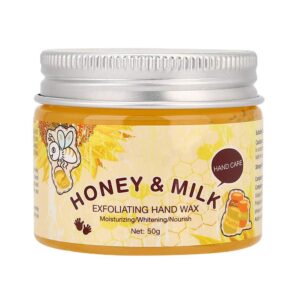 50G Hand Moisturizing Mask> Milk Honey Exfoliating Moisturizing Lightening Hand Care Mask For Dry Cracked Hands Repair Of Rough Kkin For Women And Men