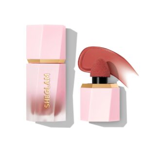 SHEGLAM Color Bloom Liquid Blush Makeup for Cheeks Matte Finish – Risky Business