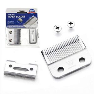 Professional Cutting Guides Kit Universal Hair Clipper Blade Attachment Replacement For Wahl Senior cordless&5-star Sentor, Super Taper, Super Taper Ii, Pro Basic, Magic Basic(Silver)