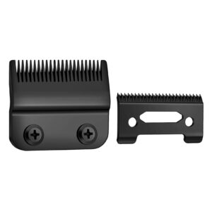 Hair Clipper Blade, Replacement Blade for Electric Hair Trimmer with 2 Sizes Hole Diameter for Applicable Scope (Black)