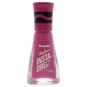 Sally Hansen Insta Dri Crayola Schools Out Razzle Dazzle Rose, .3 Oz, Pack Of 1