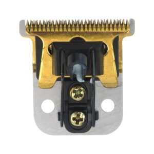 2025 New Gold Trimmer Replacement T Blade Set #32105 D7#32655 D8#32400, Carbon Steel Blade Set for Andis Slimline Pro Li Trimmer (D7&D8)