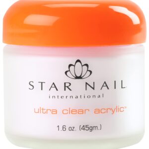 Star Nail International Ultra Clear Nail Acrylic Powder 1.6oz- Extreme Pink