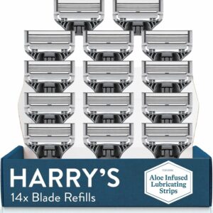 Harry’s Razor Blades for Men – 14 Count – Premium Razor Blade Refill Cartridges