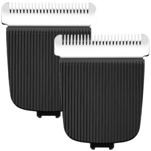 Colordiary Replacet Blades for Manscaped Lawn Mower 4.0 3.0 2.0 Electric Groin Hair Trimmer,Hygienic Snap-In Replacet Clipper Blades Manscaped 3.0 Replacet Blades,2 Counts., Black, 3.7×3.0.75 Inch