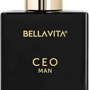 BellaVita Luxury CEO Man Perfume for Men (3.38 fl.oz) | Long-Lasting Men’s Perfume with Lemon, Lavender, Tonka & Agarwood Fragrance for Man | CEO Parfum for Men | Vegan & Cruelty-Free Fragrance