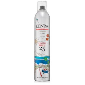 Kenra Professional Volume Spray 25 Coastal Breeze 50% | Super Hold Finishing & Styling Hairspray | Flake-free & Fast-drying | Wind & Humidity Resistance | All Hair Types | 10 oz.