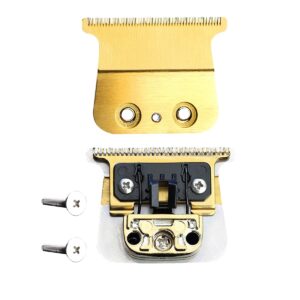 WAHFOX Gold FX Series Replacement Trimmer Blade Compatible with BaBylissPRO FX787 & FX726 Trimmer, FX707Z Replacement Blades for BaByliss PRO Barberology Trimmer Blade
