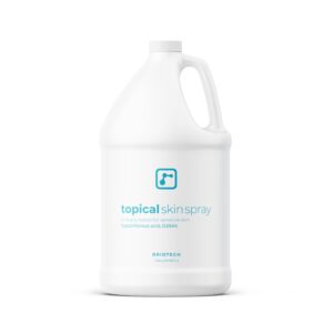 BRIOTECH Topical Skin Spray, Hypochlorous Acid for Sensitive Skin, HOCl Facial Mist, Full Body Support Against Irritation, Calm Redness, Soothe Foot & Scalp, 1 Gallon Refill (1 Pack)