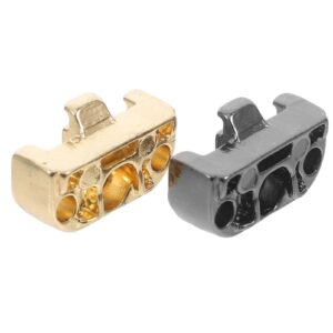 MERRYHAPY Barber Hair Clipper Blade Bracket Clipper Blade Base 2pcs Iron Alloy for
