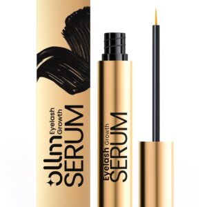 OLLM Eyelash Growth Serum: Advanced Lash Serum for Longer, Fuller, Thicker Lashes, Eyelash Serums with Natural Formula (5ml)