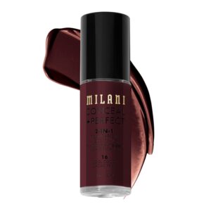 Milani Conceal + Perfect Liquid Foundation – Cool Cocoa, 1 Fl. Oz.