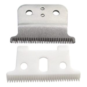 Silver Adjustable Replacement T Blade for Andis Blackouts, Andis GTX, Andis T-outliner,Andis T-outliner Cordless