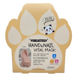 esfolio HAND & NAIL VITAL MASK> 3 PAIRS (PACK OF 1)
