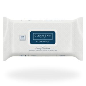 Clean Skin Club XL Premium Face Wipes, 40% Larger Than Normal Wipes, Extra Moist Makeup Removing Towelettes, 30 Count, Facial Cleansing Cloth, Fragrance Free, No Alcohol or Chemicals