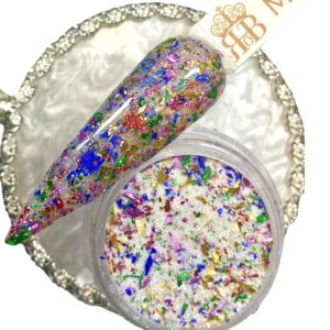 “MK” Glow In The Dark Dip Powder Acrylic Powder> Nail Art Designs> Manicure or Pedicure Dipping Powder for Home or Salon Use. Dip Powder System> Long Lasting> Cruelty Free. 0.25 Oz Jar.
