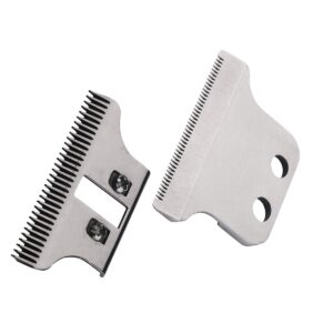 Professional Trimmer T-Wide Adjustable Replacement Clipper Blades Set#2215–#1062-60,Designed for Specific Wahl Hair Clippers Includes Screws and Instructions