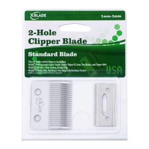 XBlade Professional 2-hole Blade – Wahl 1006 substitute – Fits all Wahl professional clippers – Small blade upgraded