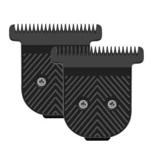 Audoc 2PCS Trimmer Replacement Blades Compatible with Manscaped Beard Trimmer Replacement Blades, Premium Stainless Steel T-Blade for Precision Facial Hair Trimmer