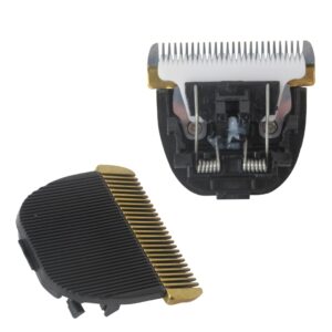 2024 Upgrade Ceramic Dog Hair Clipper Blades Compatible for Baorun P2/P3/P6/P7, Heat-resisting Body Hair Clipper Blades for Pet’s Feet Pads Face Ears Tail,Set of 2