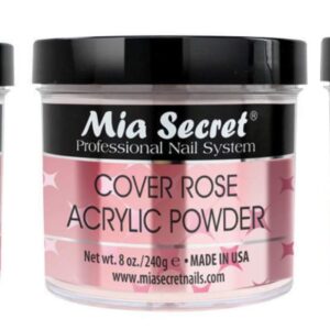 Mia Secret Cover Powder 3 Pc Set – Pink/Beige/Rose 8 oz