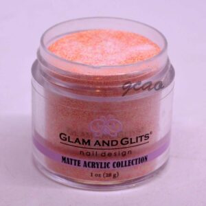 Glam Glits Acrylic Powder 1 oz Orange Brandy MAT634