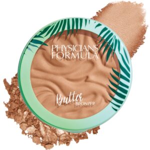 Physicians Formula Murumuru Butter Bronzer, Moisturizing, Nourishing Murumuru Butter for Silky Glow, Dermatologist Tested, Hypoallergenic, Vegan & Cruelty-Free – Sunkissed Bronzer