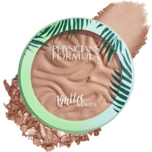 Physicians Formula Murumuru Butter Bronzer, Moisturizing, Nourishing Murumuru Butter for Silky Glow, Dermatologist Tested, Hypoallergenic, Vegan & Cruelty-Free – Light Bronzer