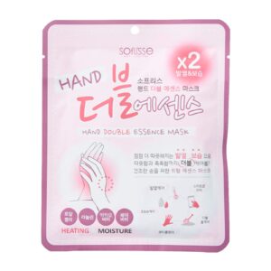 [Soflisse] Double Essence Hand Mask> Hydrating Heating Hand Mask> Alleviates Fatigue> Formulated with Shea Butter and Cacao Butter> 1 Pack