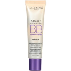 L’Oréal Paris Makeup Magic Skin Beautifier BB Cream Tinted Moisturizer, Fair, 1 fl oz, 1 Count