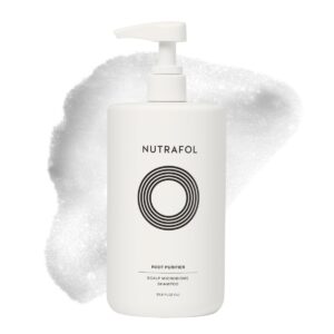 Nutrafol Shampoo, Cleanse and Hydrate Hair and Scalp, Improves Hair Volume, Strength and Texture, Physician-formulated for Thinning Hair, Color Safe, Sulfate Free (1L (Lasts 4x Longer))