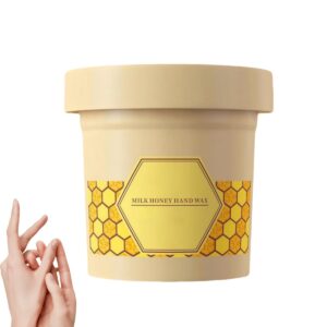 Yeehoosex Honey Milk Wax Hand Mask Hand Exfoliating Mask Reduces Dryness and Roughness Makes Hands Smoother