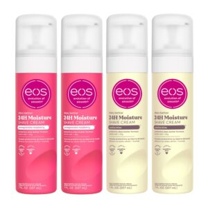 Shea Better Women’s Shave Cream- Vanilla Bliss, + Pomegranate Raspberry, Shea Butter Skin Care, Shaving Cream,14 fl oz, 2-Pack