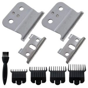 Silver CALOER Upgraded Replacement T Blade Compatible with Andis #04710 and Andis #04521