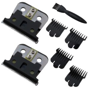 Replacement 2PCss #04710 04521 Blade T Liner Clipper Fit for Andis GTX GTO GO (Black)