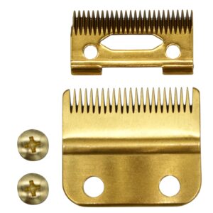 Professional Replacement Blade Compatible with BaBylissPRO FX801R/FX870/FXF880/FX825/FX673 Hair Clippers (Gold)