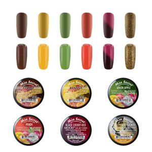 Mia Secret Fall Themed Acrylic Powder Remix Collections (6pk) MADE IN USA (Fall In Central Park)