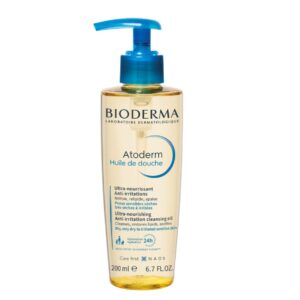 Bioderma – Atoderm – Cleansing Oil For Very Dry Sensitive Skin – Face and Body – Soothes Discomfort – 6.7 Fl Oz (Pack of 1)