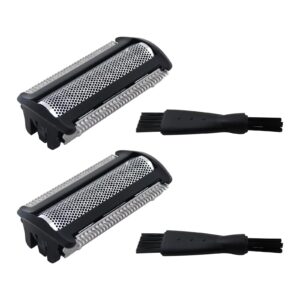 Foil Blade Replacement Fit for MANSCAPED The Lawn Mower 5.0 Ultra Hair Trimmer, Stainless Steel, for Close Body Hair Grooming, 2 Pack,by KOGUNXU