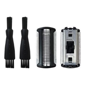 Hevituwhe 2x Replacement Foil Blade Compatible for MANSCAPED The Lawn Mower 5.0 Ultra Hair Trimmer Stainless Steel Groin Hair Foil Shaver Head for Removing Groin Hair