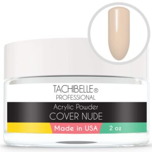 Tachibelle Professional Acrylic Nail System Acrylic Powder> 2 oz. Made in USA. Used in Professional Salons. (Cover Nude 2oz)