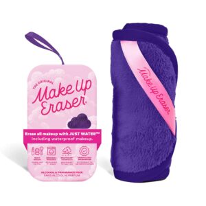 The Original MakeUp Eraser, Erase All Makeup With Just Water, Including Waterproof Mascara, Eyeliner, Foundation, Lipstick, and More (Queen Purple)