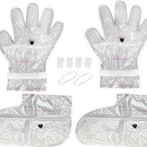 Gloves>Hydrating Moisturizing Wax Gloves Socks Mask Set Exfoliate White Hand Foot Mask Combo for Women Men Dry Cracked Heel Dry Hand