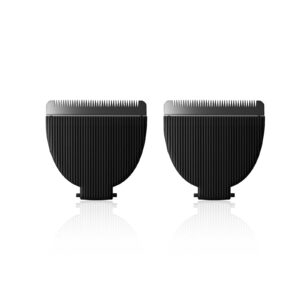 Black Replacement Blades for Trimmer-Suitable for Electric Body & Pubic Hair Trimmer – 2 Pack for Rechargeable Electric Full Body Groomer – Onyx