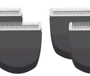 Professional Peanut Snap On Replacement Blades Compatible with Wahl Peanut Hair Clipper #2068-300 (Black-4PCS)