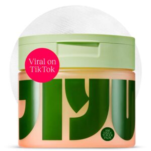 JiYu Korean Skincare Anti-Aging, Dark Spot & Wrinkle Minimizing Toner Pads – Hydrating with Snail Mucin, Centella Asiatica, Niacinamide, Peptides – for Acne Marks & Hyperpigmentation – 100 Count