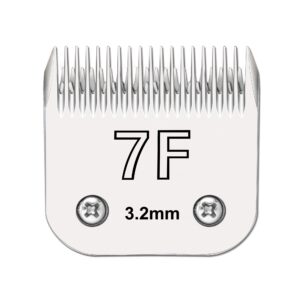 7F Clipper Blade Dog Grooming Fits for Most Andis dog clippers, Wahl KM Series and Oster A5, 3.2mm (1/8 inch) Length