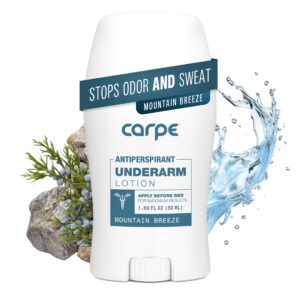 Carpe Underarm Antiperspirant Deodorant Advanced Sweat & Odor Protection Formula – Deodorant for Men & Women – Mountain Breeze
