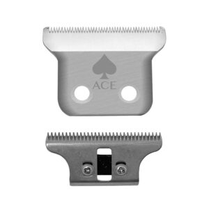 StyleCraft Replacement Fixed Stainless Steel Classic Hair Trimmer Blade with Moving Stainless Steel Deep Cutter, Fits Ace Trimmer Model Only