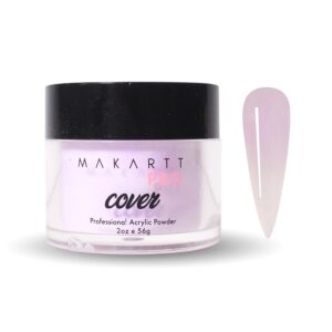 MakarttPro Acrylic Nail Powder 2oz –Rose Quartz Cover Powder for Nail Extensions> Ideal for Professional Nail Technicians